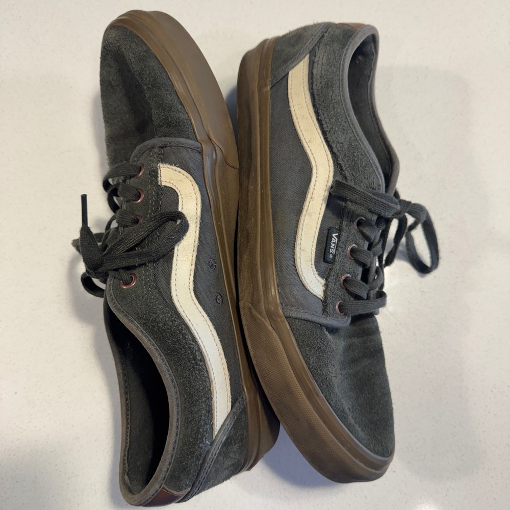 Vans Chima Ferguson Pro Mens 11 Charcoal Grey Gum Sole Skate Shoes